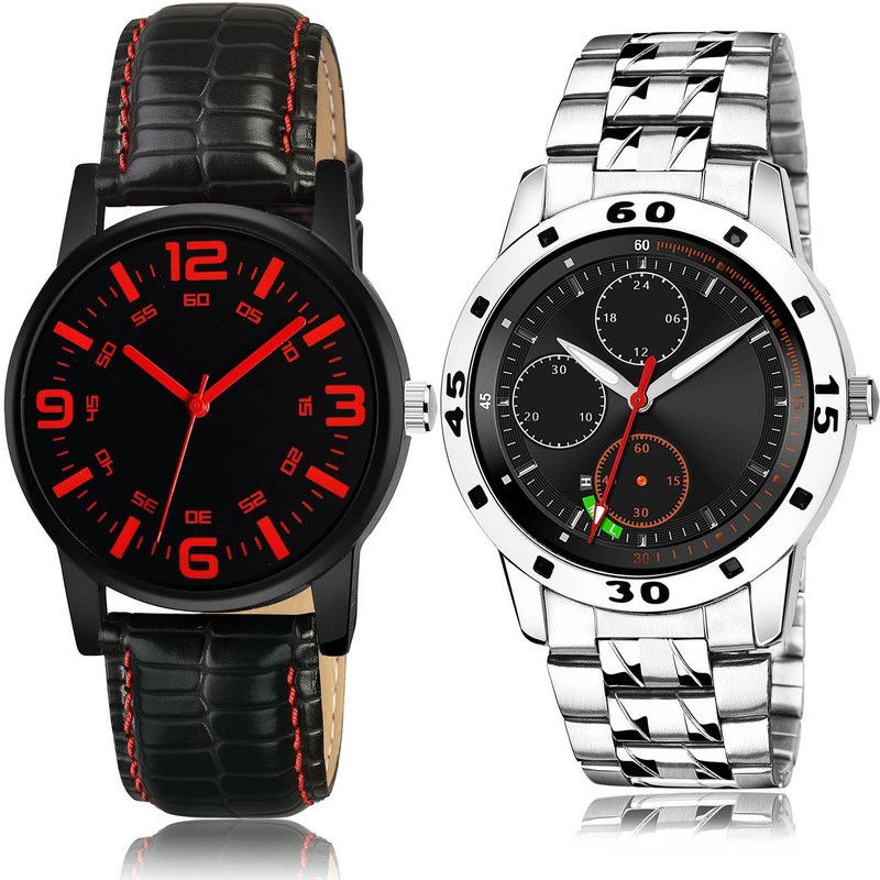 Analog Watch - For Men Modern Love 2 Watch Combo For Boys And Men - B695-(11-S-19)