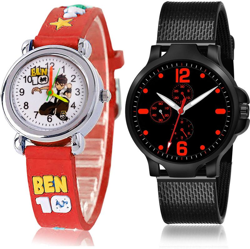 Analog Watch - For Boys Classical Royal 2 Watch Combo For Boys And Men - BK119-(69-S-10)
