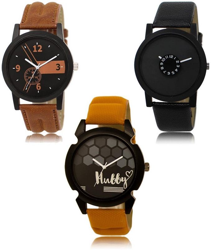 New latest Designer Combo of 3 Analog Watch - For Men LR-01-25-32