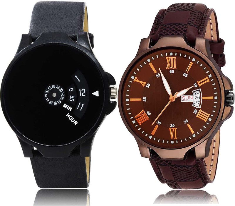 Analog Watch - For Boys Best Italian Designer Speedometer And Day And Date Combo Watch For Boys And Men - BO50-BRM2