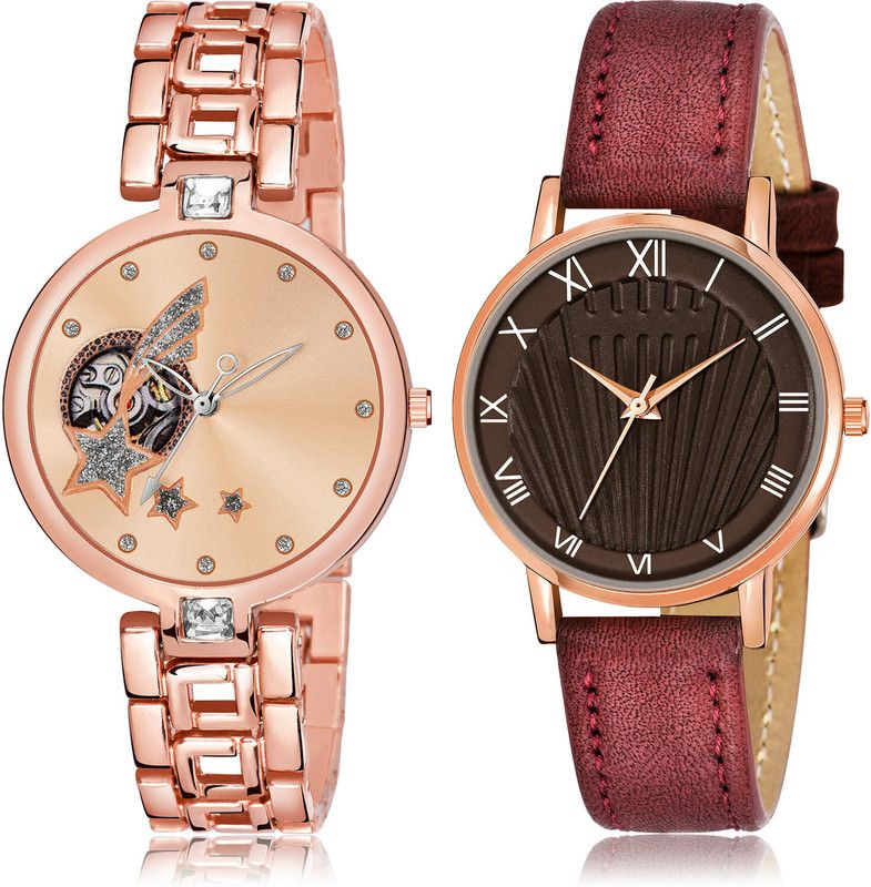 Analog Watch - For Women Modern Valentine 2 Watch Combo For Women And Girls - G664-GW49
