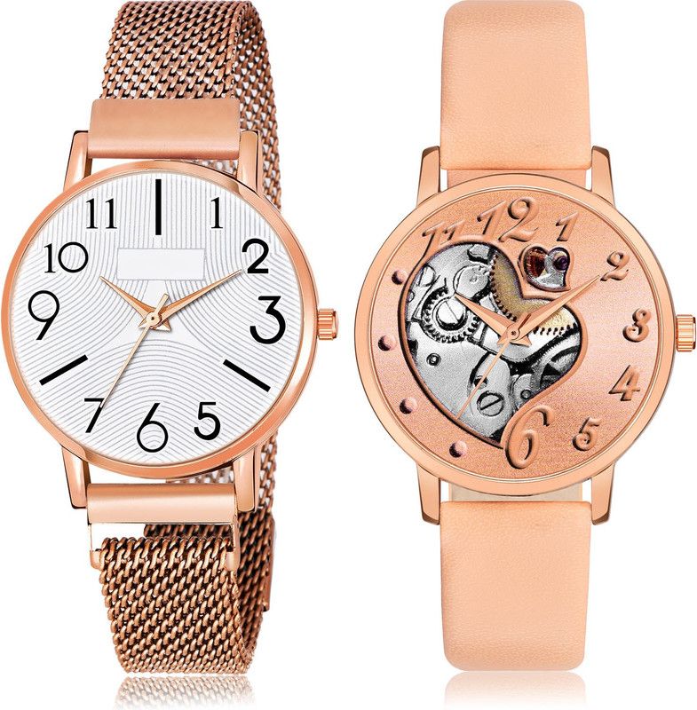 Analog Watch - For Women Best Rich 2 Watch Combo For Women And Girls - GW60-GM374