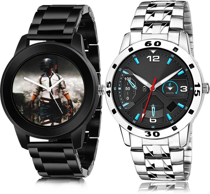 Analog Watch - For Men Classical Chronograph 2 Watch Combo For Boys And Men - B506-(41-S-19)