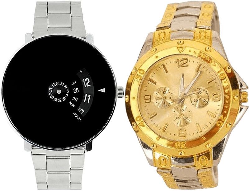 combo watch Analog Watch - For Girls Treading Collection Analogue Silver Color Boys And Men Watch - B81-B75 (Combo Of 2 )