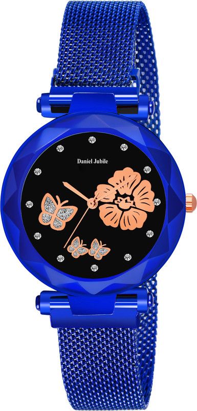 Analog Watch - For Girls KIE Watch Magnet DJ Blue