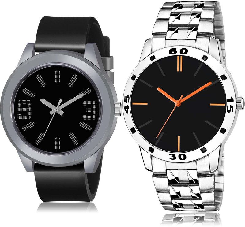 combo watch Analog Watch - For Boys & Girls Latest 3D Design Sports And Chain Watch Combo Watch For Boys And Men - BM102-B977