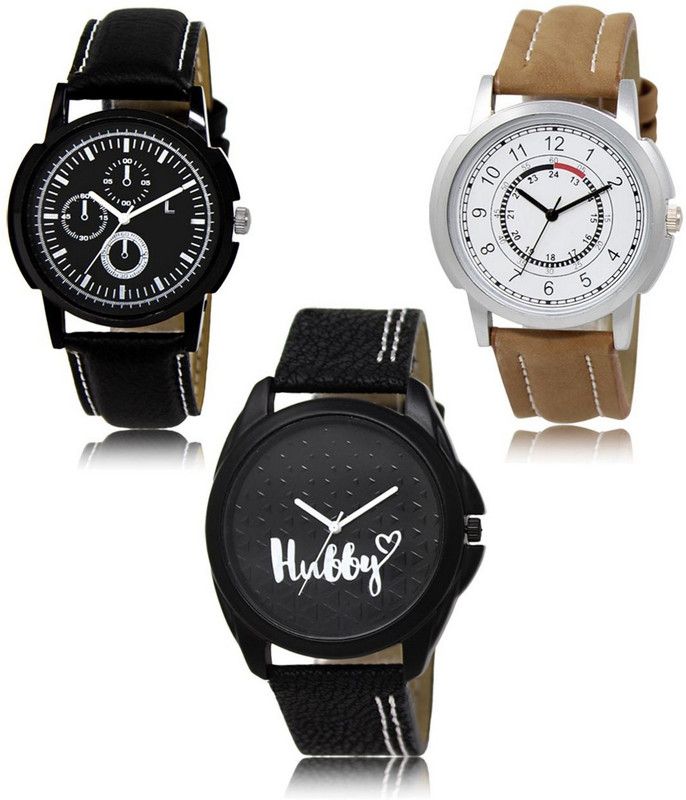 New latest Designer Combo of 3 Analog Watch - For Men LR13-LR17-LR31