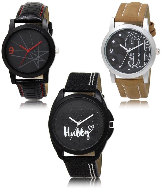 New latest Designer Combo of 3 Analog Watch - For Men -08-14-31
