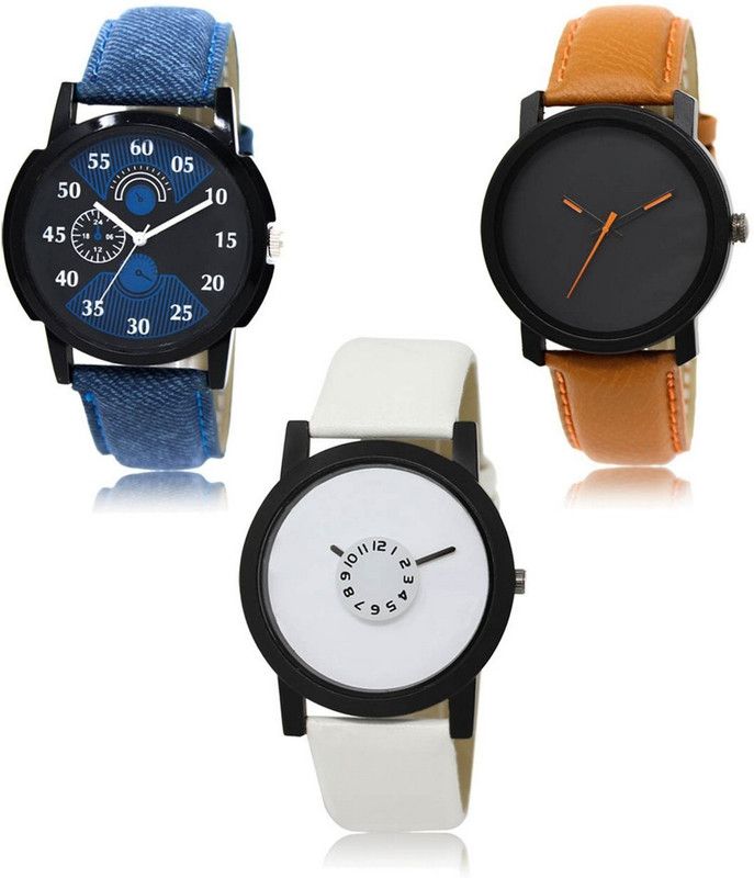 New latest Designer Combo of 3 Analog Watch - For Men LR-02-20-26