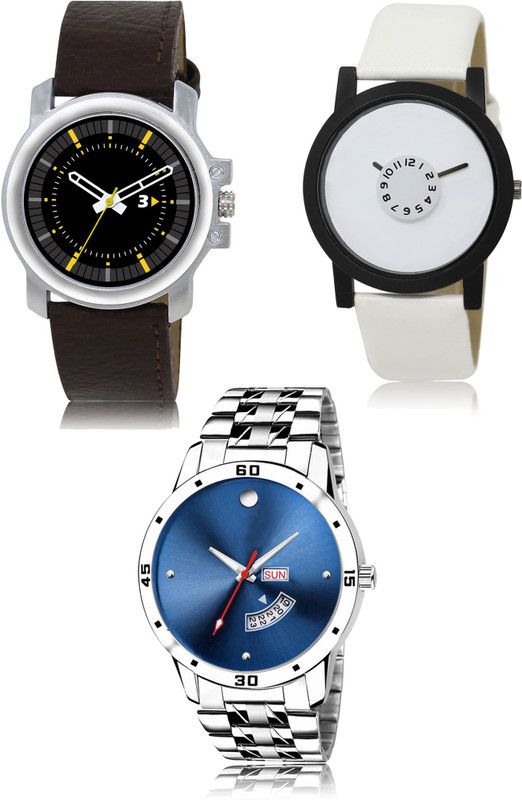 New latest Designer Combo of 3 Analog Watch - For Men 44-26-106