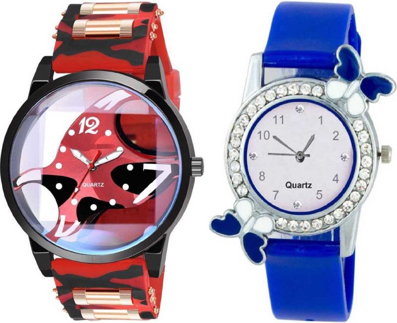 Analog Watch - For Couple NEW STYLISH BOYS SILLICON BELT