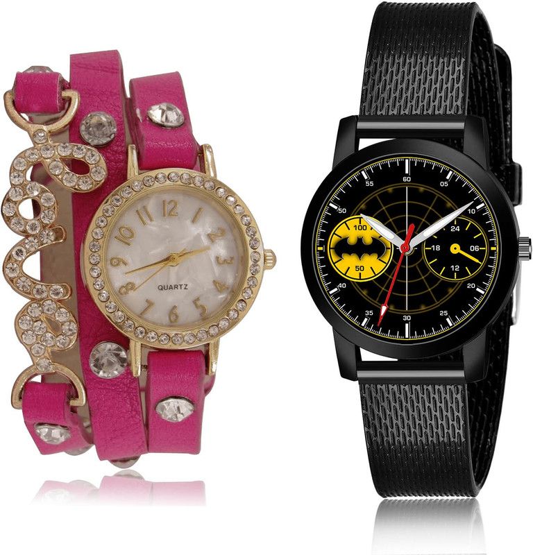 Analog Watch - For Women Latest 3D Design 2 Watch Combo For Women And Girls - G204-(42-L-10)