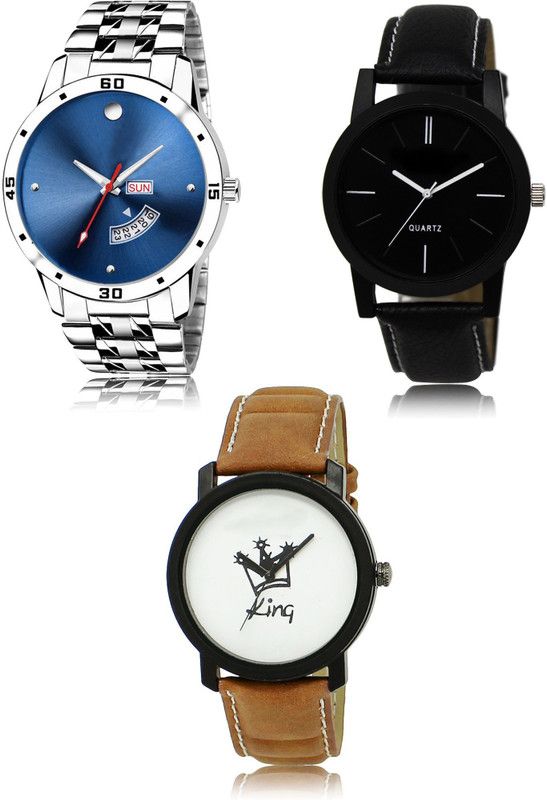 New latest Designer Combo of 3 Analog Watch - For Men 105-05-18