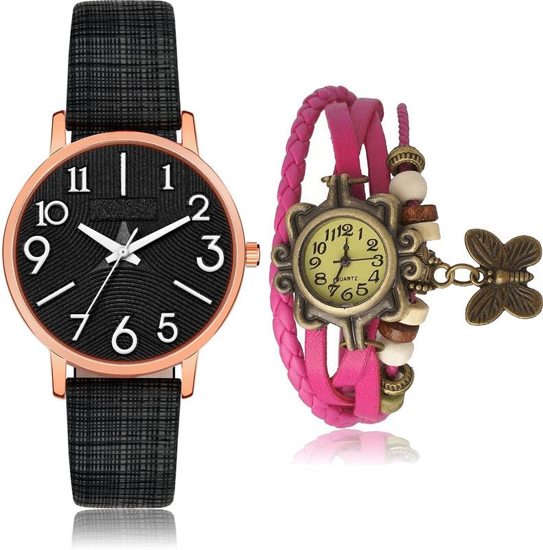 Analog Watch - For Women Contemporary Love 2 Watch Combo For Women And Girls - GM346-G63