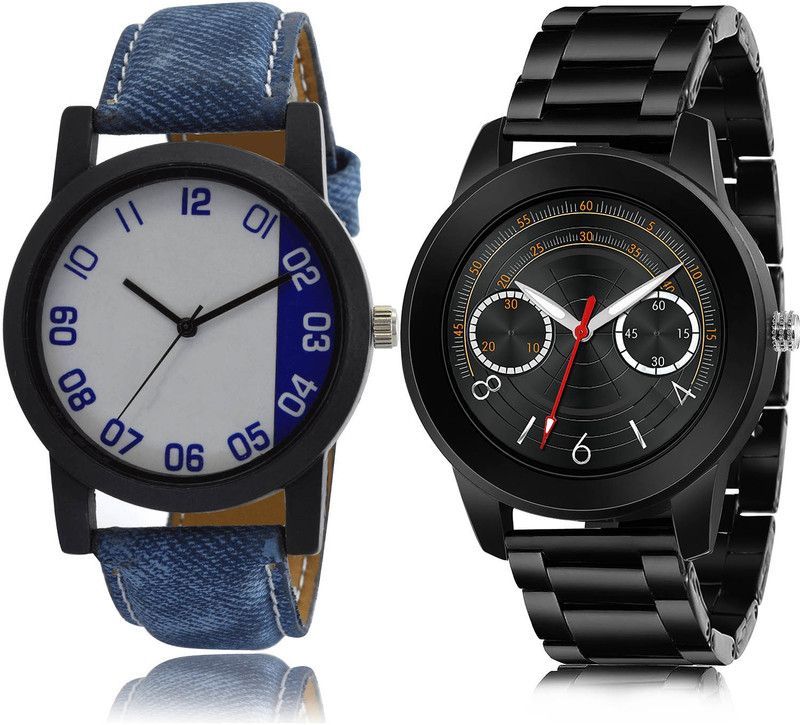 Analog Watch - For Men Brand New Fashion 2 Watch Combo For Boys And Men - B40-(67-S-20)