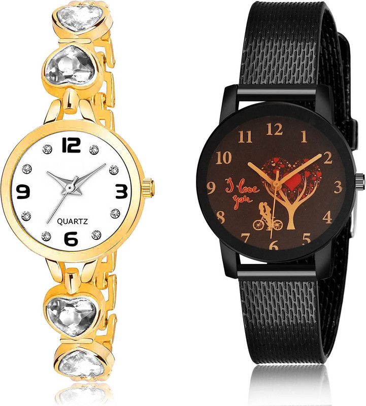 Analog Watch - For Girls Modish Diwali 2 Watch Combo For Women And Girls - G659-G531