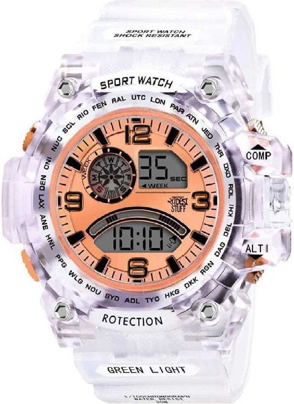 Digital Watch - For Boys GF-NG101-TRANS-GL Digital Watch - For Men & Women