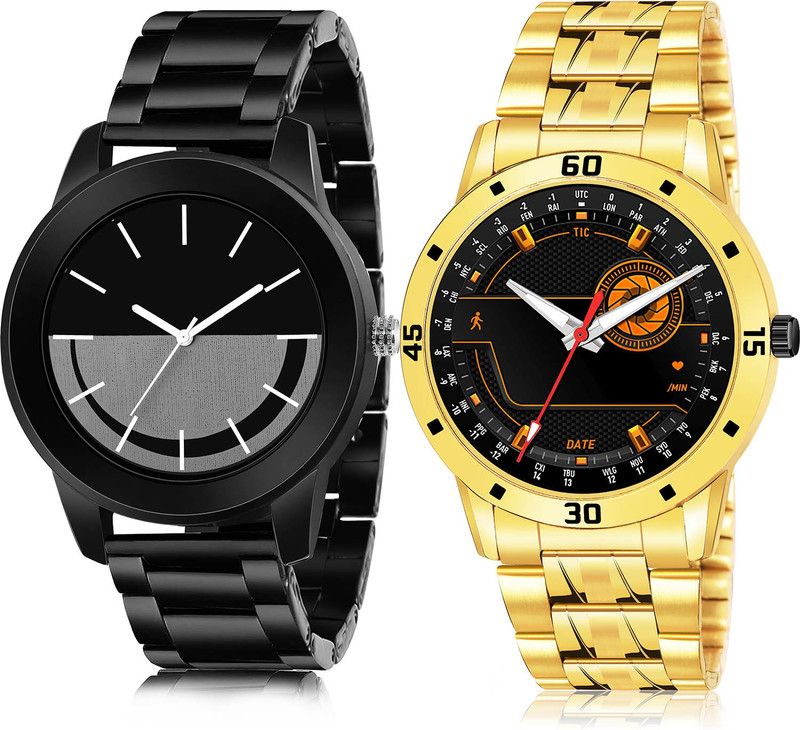 Analog Watch - For Men Luxury 2 Watch Combo For Boys And Men - B108-(52-S-21)