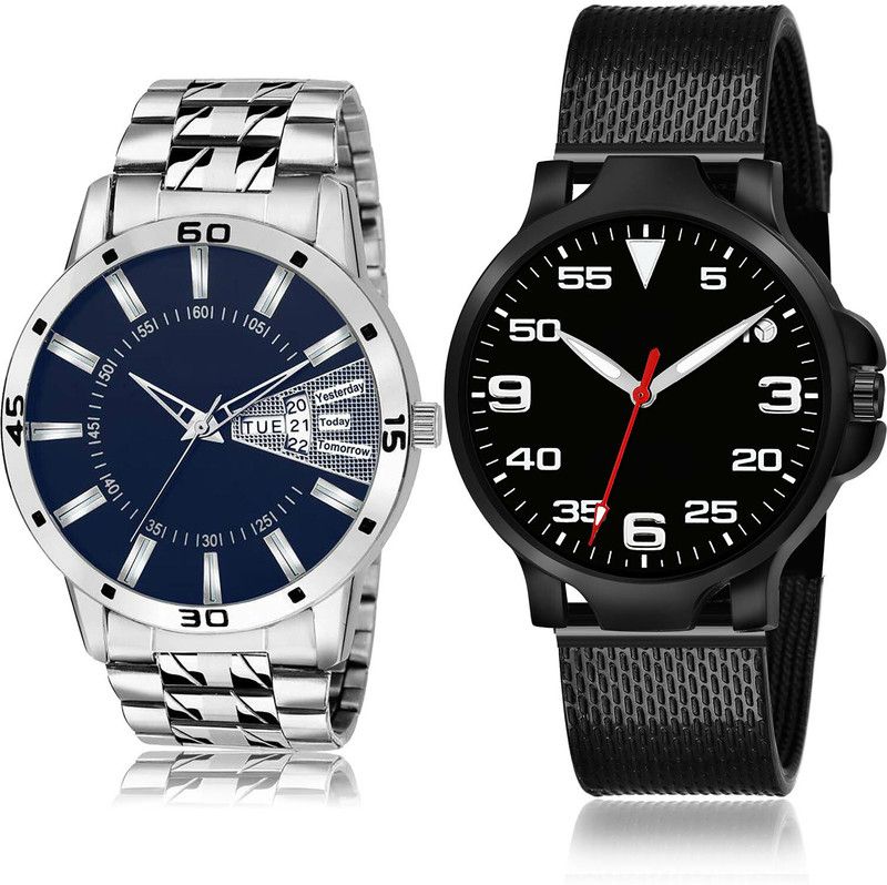 Analog Watch - For Men Latest Royal 2 Watch Combo For Boys And Men - BL46.102-(75-S-10)