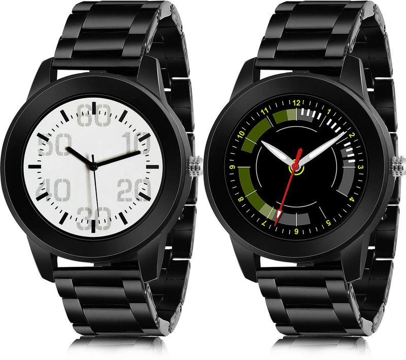 Analog Watch - For Men Modern Luxury 2 Watch Combo For Boys And Men - B674-(43-S-20)