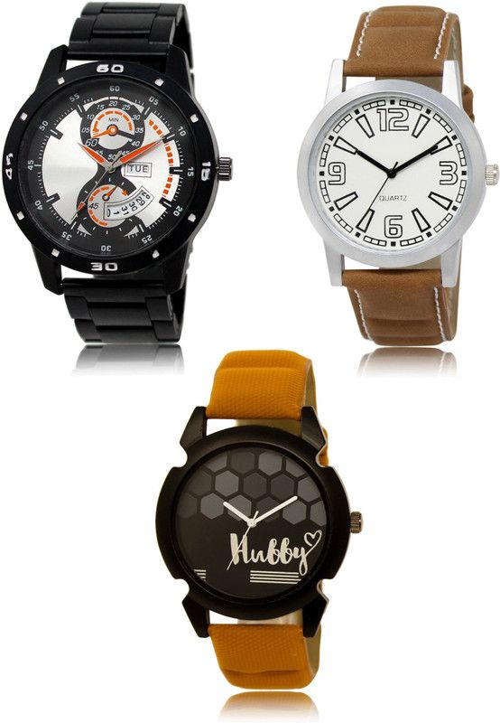 New latest Designer Combo of 3 Hybrid Smartwatch Watch - For Men 107-15-32