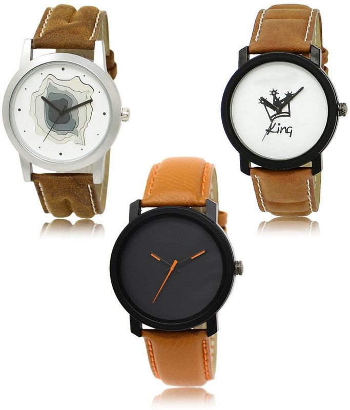 New latest Designer Combo of 3 Analog Watch - For Men LR-09-18-20