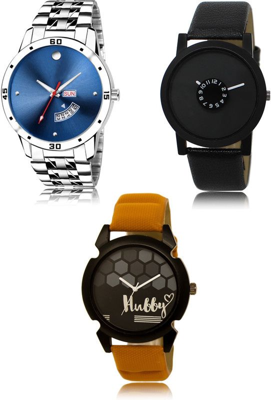 New latest Designer Combo of 3 Analog Watch - For Men 105-25-32