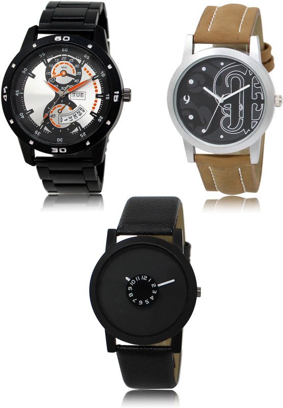 New latest Designer Combo of 3 Analog Watch - For Men 107-14-25