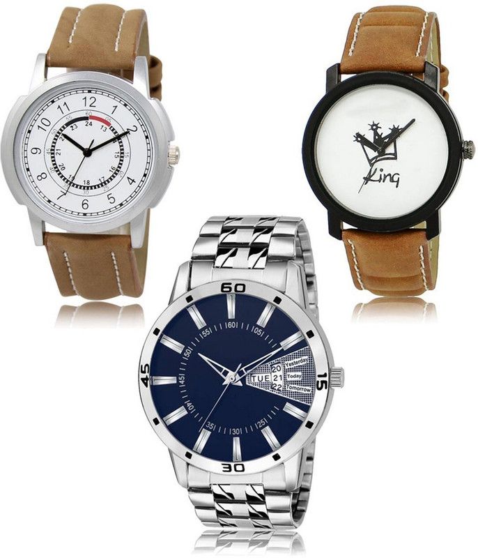 New latest Designer Combo of 3 Analog Watch - For Men LR-17-18-102
