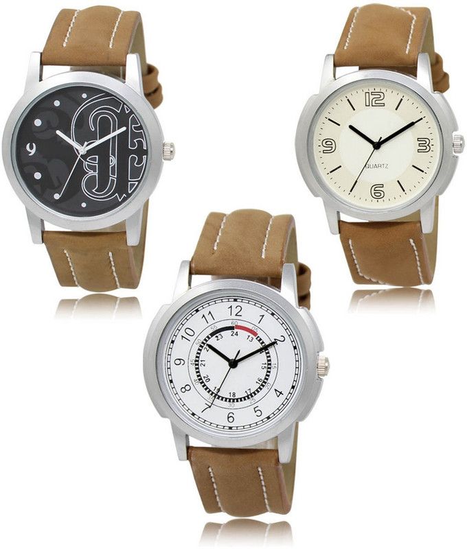 New latest Designer Combo of 3 Analog Watch - For Men LR-14-16-17