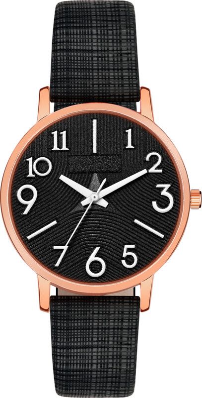 Black Dial Wrist Watch for Womens and Girls (Black Coloured Dial & Strap) Analog Watch - For Women MT346