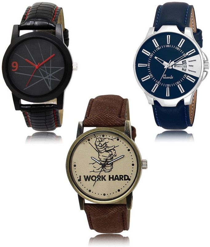 New latest Designer Combo of 3 Analog Watch - For Men -08-23-29