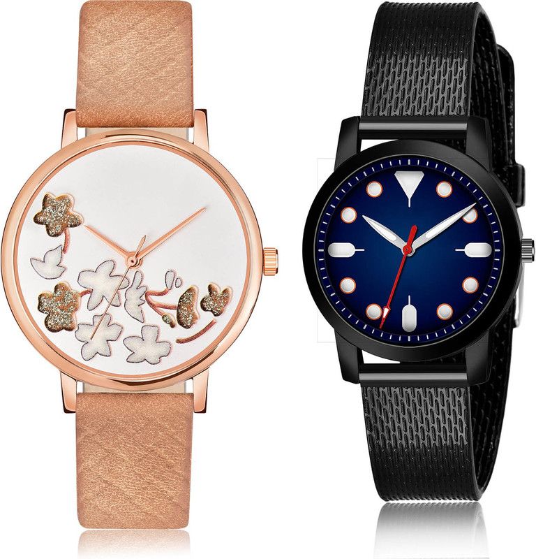 Analog Watch - For Women Latest Fashionable 2 Watch Combo For Women And Girls - GM504-(65-L-10)