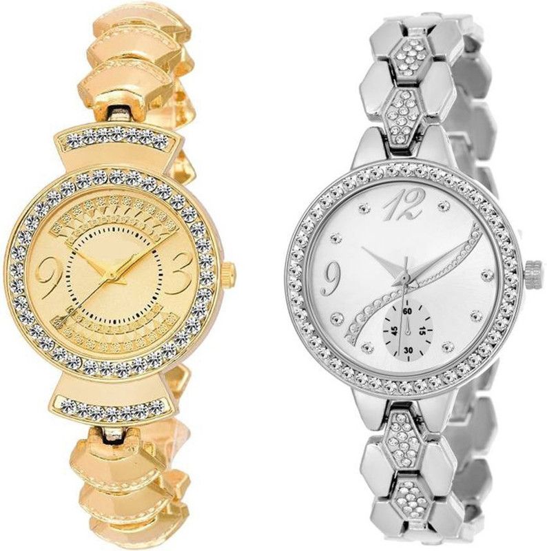 Analog Watch - For Women Combo pack 2 New Attractive Part-Wedding Adition Analog Watch For Girls & Women ZB-07353