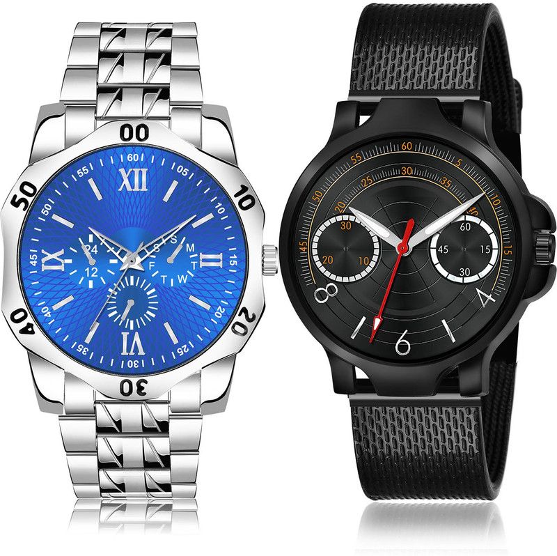 Analog Watch - For Men Latest Rich 2 Watch Combo For Boys And Men - BM405-(67-S-10)