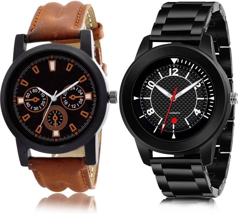 Analog Watch - For Men Best Tread 2 Watch Combo For Boys And Men - B30-(66-S-20)