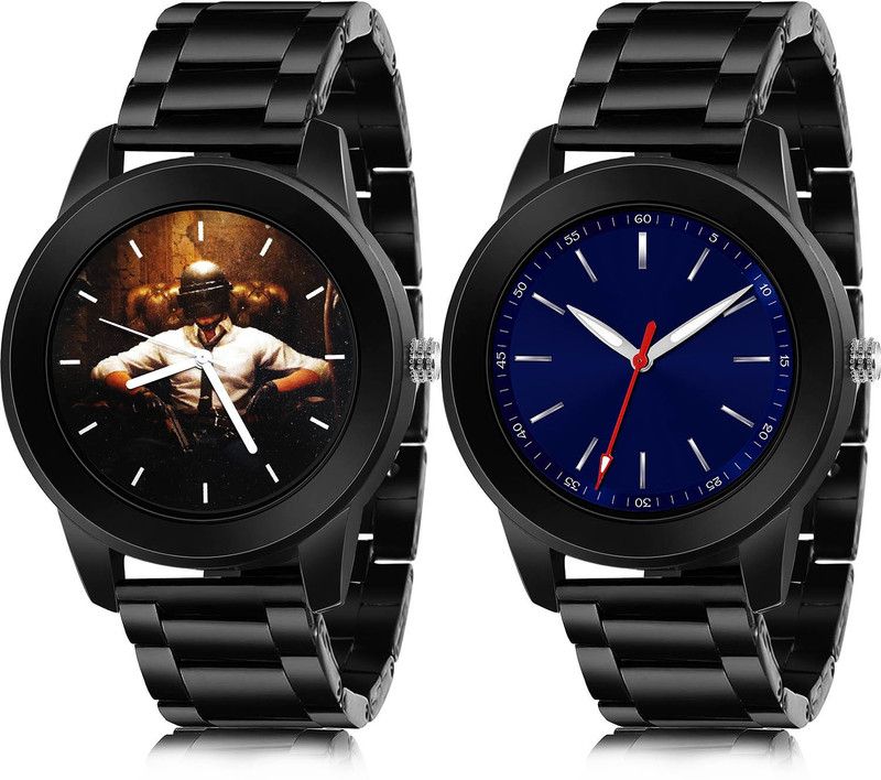 Analog Watch - For Men New Branded 2 Watch Combo For Boys And Men - B452-(54-S-20)