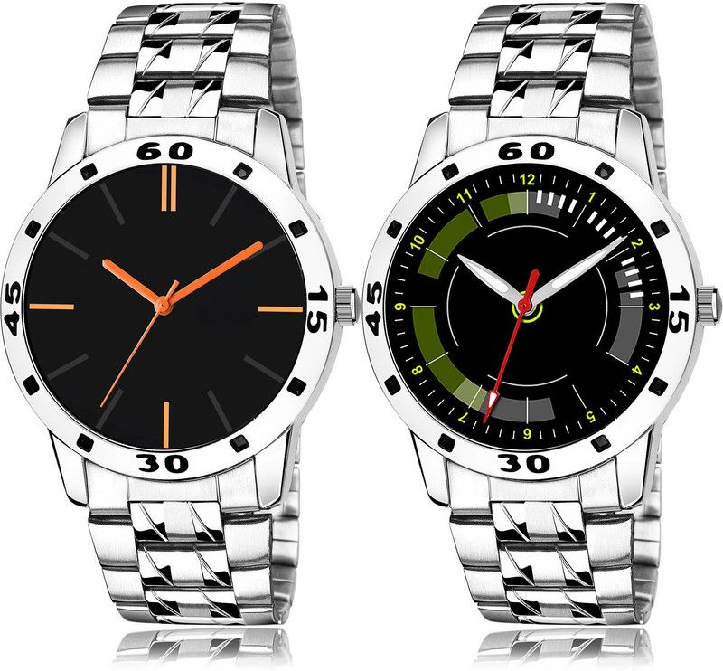 Analog Watch - For Men Classical Quartz 2 Watch Combo For Boys And Men - B977-(43-S-19)
