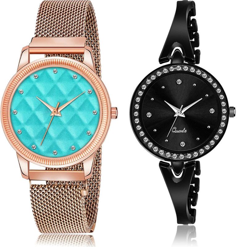 Analog Watch - For Girls Brand New Luxury 2 Watch Combo For Women And Girls - GW15-GL268