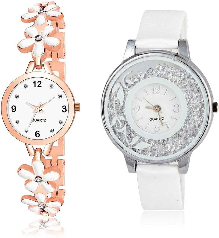 combo watch Analog Watch - For Women Latest Model Flower Combo Watch For Girls And Women - G462-G90
