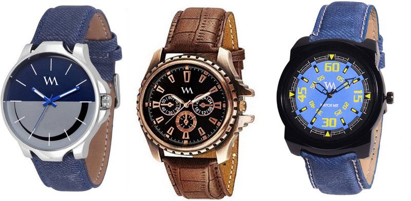 Unique Designer Stylish Analog Watch - For Men AWC-004-AWC-006-AWC-016-BU