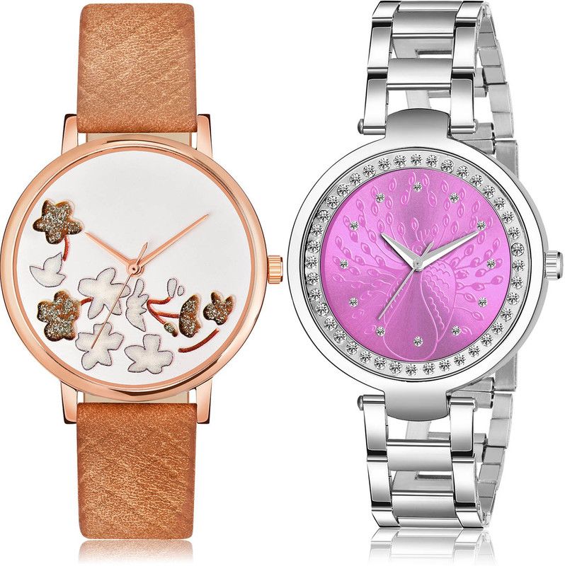 Analog Watch - For Girls Treading Quartz 2 Watch Combo For Women And Girls - GM503-GM208