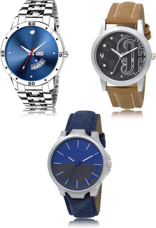 New latest Designer Combo of 3 Analog Watch - For Men 105-14-24