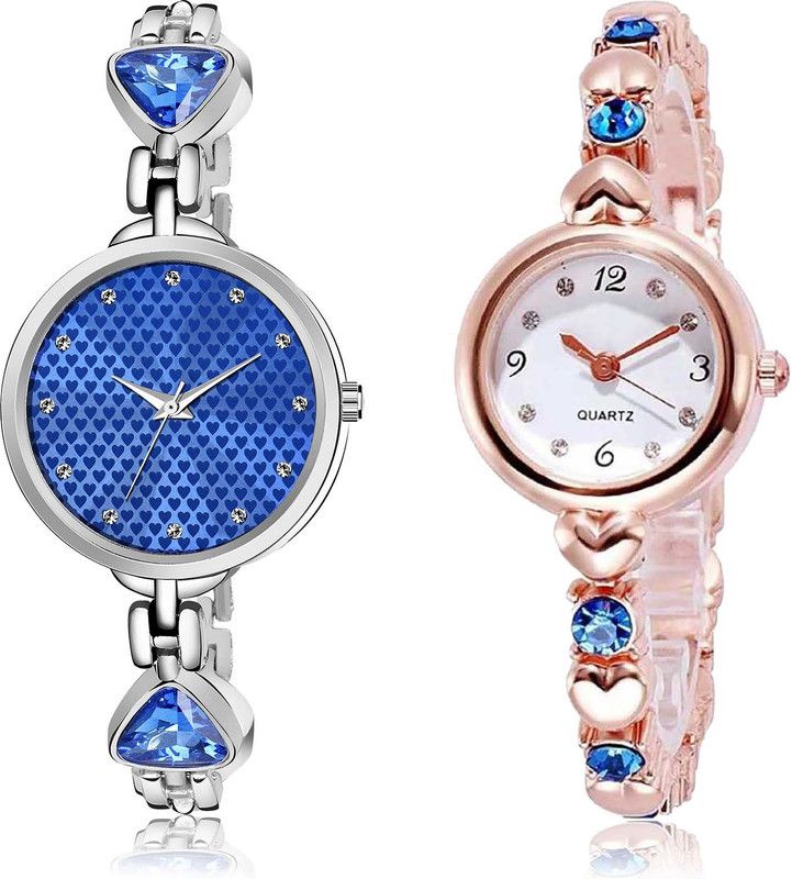 combo watch Analog Watch - For Girls Classical Diwali Bangle Chain And Stone Combo Watch For Girls And Women - GL282-G457