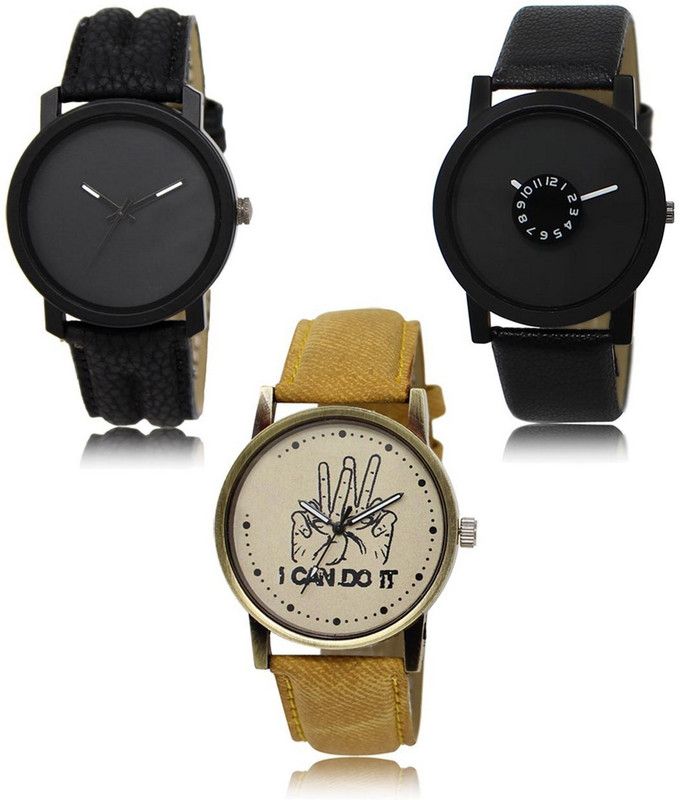 New latest Designer Combo of 3 Analog Watch - For Men 21-25-30