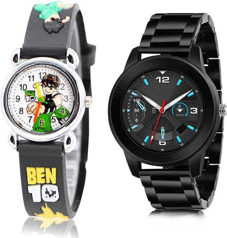 Analog Watch - For Boys Classical Fashionable 2 Watch Combo For Boys And Men - BK81-(41-S-20)