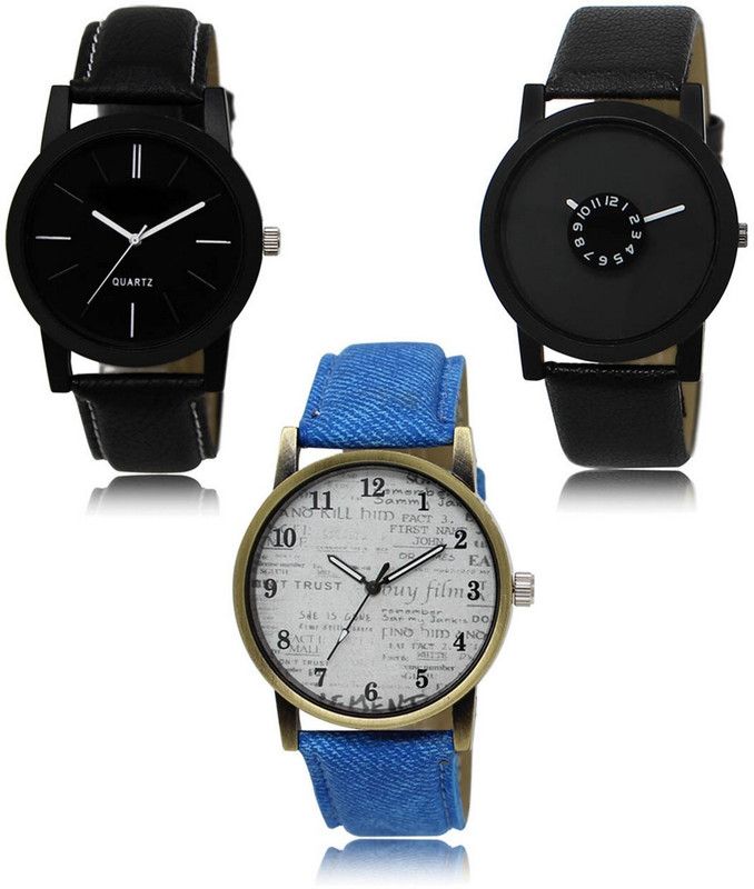 New latest Designer Combo of 3 Analog Watch - For Men LR-05-25-28