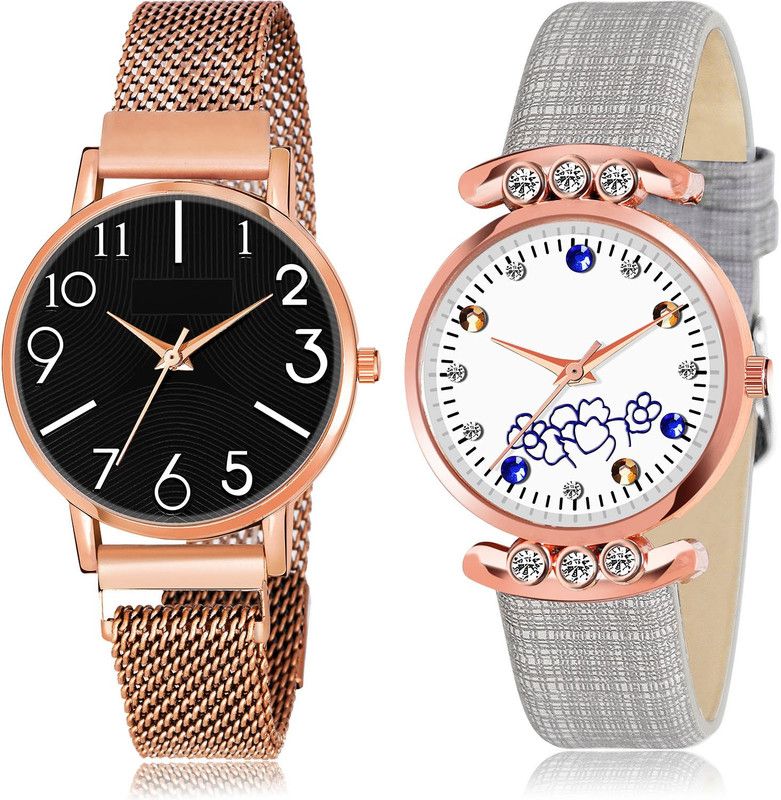 Analog Watch - For Women Treading Wrist 2 Watch Combo For Women And Girls - GW59-GW3