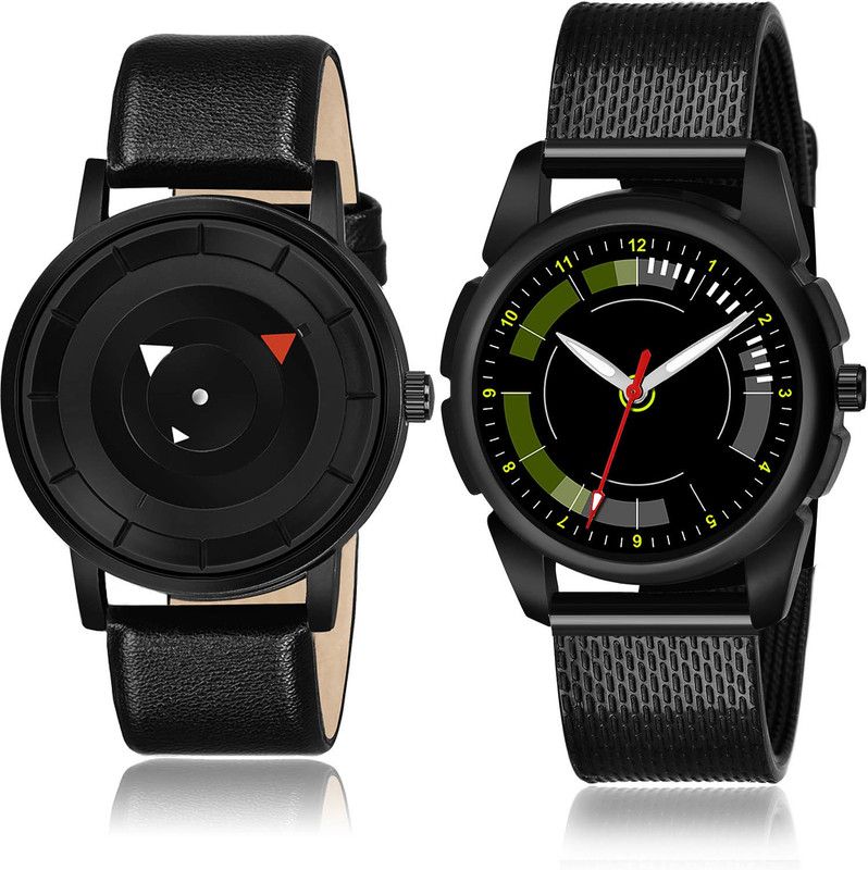 Analog Watch - For Men Contemporary Unique 2 Watch Combo For Boys And Men - BM9-(43-S-10)