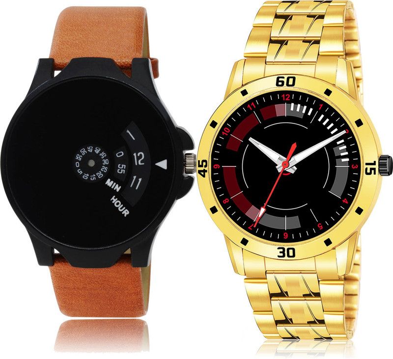 Analog Watch - For Men Brand New Quartz 2 Watch Combo For Boys And Men - BO49-(45-S-21)